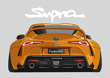 Toyota Supra GR yellow