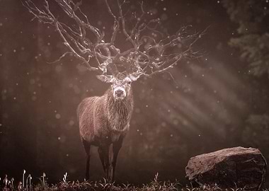 Wilderness mystic deer