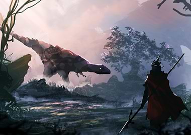 Knight and the beast