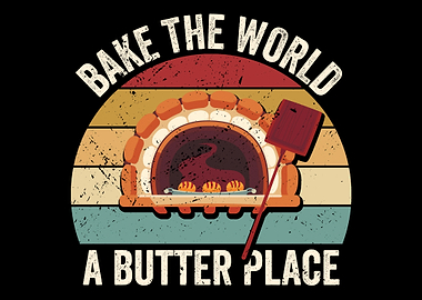 Funny Bread Baking Baker