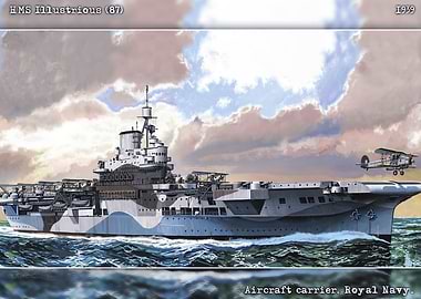HMS Illustrious Carrier