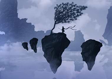 Lonely on flying islands