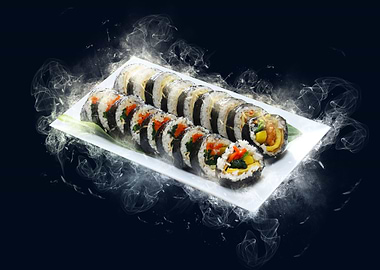 sushi smoke