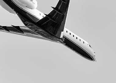 Private Jet flyover