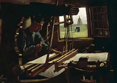 Weaver near an Open Window