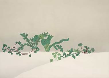 Ukiyo e Green Vegetable