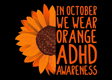 ADHD Awareness Sunflower