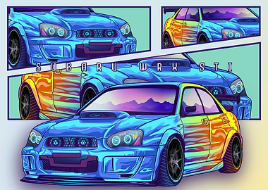 JDM Subaru WRX Blobeye STI