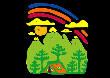 mountain travel camping