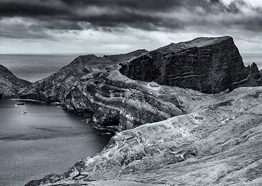 Landscapes of Madeira, B&W