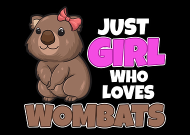Wombat Girl Gift