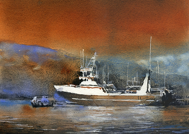 Fishing boat Iceland