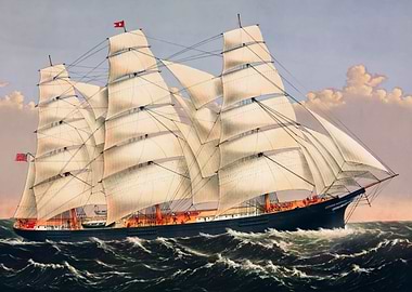 Clipper Ship Three Brother