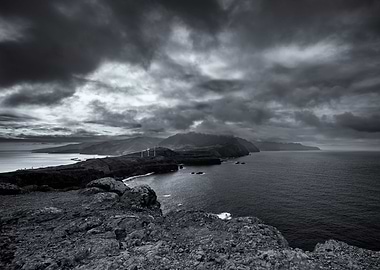 Landscapes of Madeira, B&W