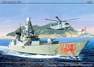 HMS Dragon D35 Destroyer