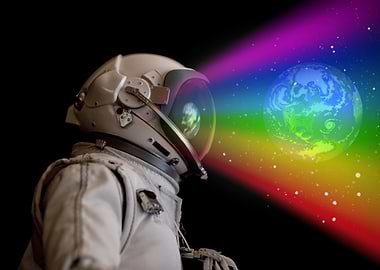 astronaut space galaxy