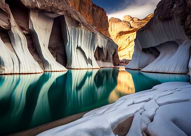 Mountain white layers