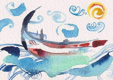 Fishing boats Portugal