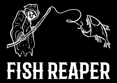 Fish Reaper Fisherman Gift