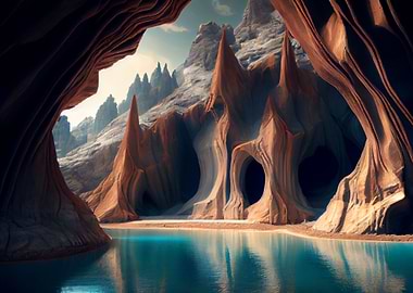 Mountain white layers