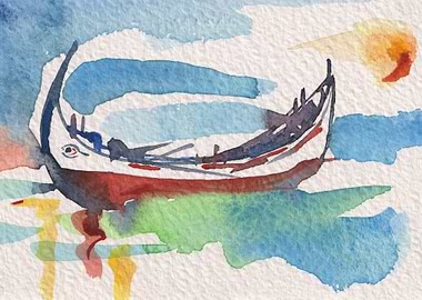 Colorful Fishing Boat