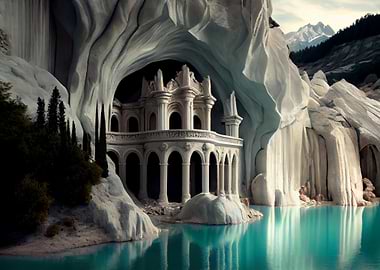 Mountain white layers