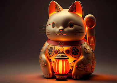 Golden Maneki Neko