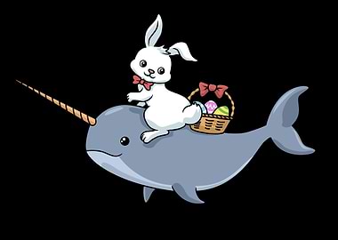 Easter Bunny Narwhal Gift