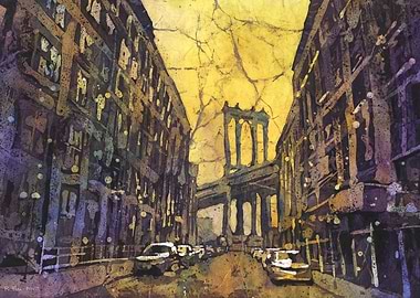 Manhattan Bridge NYC art