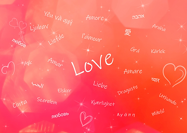 LOVE in many languages