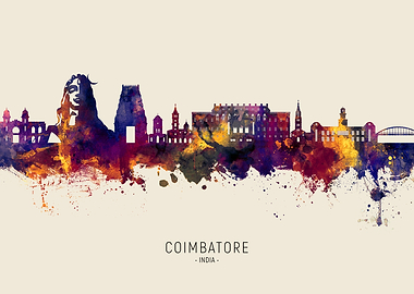 Coimbatore Skyline India