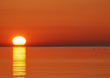 Sunset Scenic Reflections
