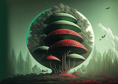 Abstract Mushroom