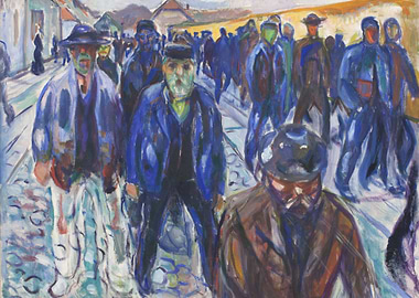 Workers on their Way Home