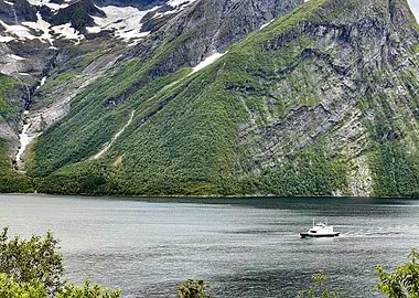 Norway Ferry Fjord Travel