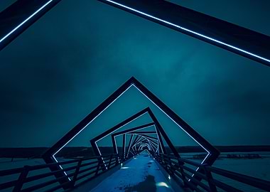 Modern Geometric Bridge