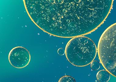 abstract oil in water