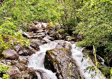 Norway Trandal Waterfall