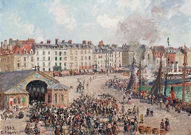 Fishmarket 1902 Pissarro