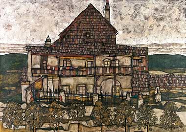 House with Shingle Roof