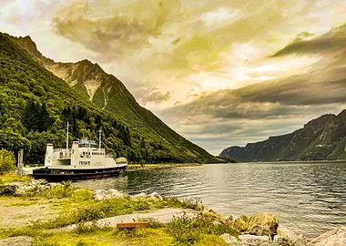 Norway Ferry Fjord Travel