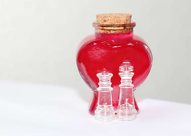 Heart shaped container