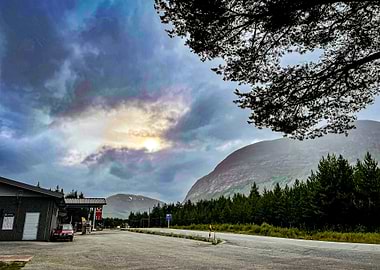 Norway Donfoss River Hill