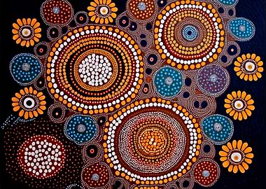 Australian Dot Painting