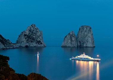 Faraglioni in Capri island