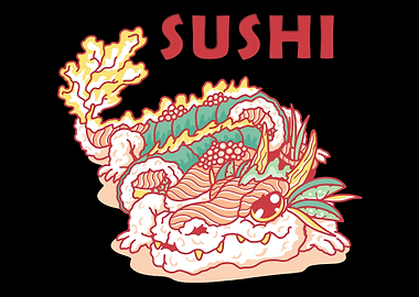 sushi dragon japan salmon