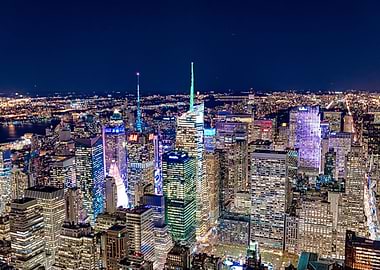 Views of New York at Night