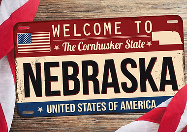 NEBRASKA PLATES POSTER