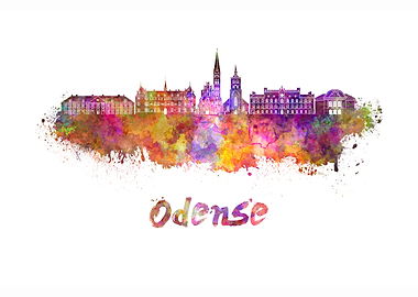 Odense skyline