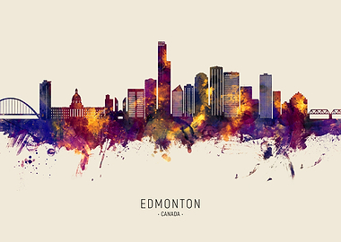 Edmonton Skyline Canada